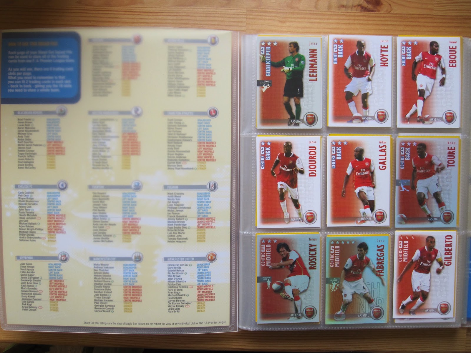 2006-2007 Shoot Out - Full Set w Binder