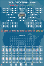 Load image into Gallery viewer, SMART WALL CHART - World Football 2026